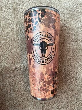 Dutton Ranch Yellowstone Leopard Tumbler